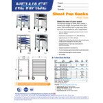 New Age Industrial Heavy-Duty Series 10-Pan End-Load Half-Size Mobile Aluminum Sheet Pan Rack with Aluminum Top 1312 New Age Industrial Heavy-Duty Series 10-Pan End-Load Half-Size Mobile Aluminum Sheet Pan Rack with Aluminum Top 1312