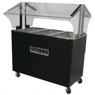 Advance Tabco B3-120-B-S-SB Enclosed Base Everyday Buffet Stainless Steel Three Pan Electric Hot Food Table with Stainless Steel Liners - Open Well - 120V Advance Tabco B3-120-B-S-SB Enclosed Base Everyday Buffet Stainless Steel Three Pan Electric Hot Food Table with Stainless Steel Liners - Open Well - 120V