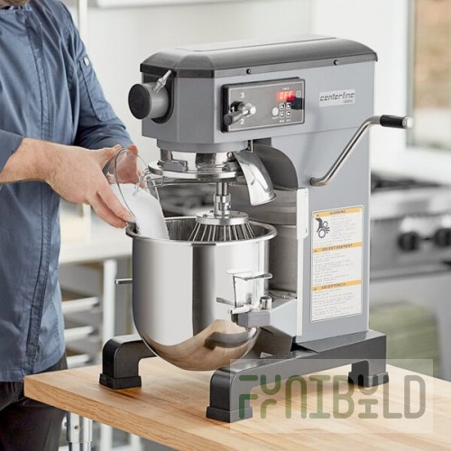 Centerline by Hobart HMM10-1STD 10 Qt. Planetary Stand Mixer with Guard & Standard Accessories - 120V, 3/4 hp