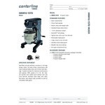 Centerline by Hobart HMM10-1STD 10 Qt. Planetary Stand Mixer with Guard & Standard Accessories - 120V, 3/4 hp