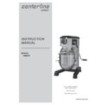 Centerline by Hobart HMM10-1STD 10 Qt. Planetary Stand Mixer with Guard & Standard Accessories - 120V, 3/4 hp
