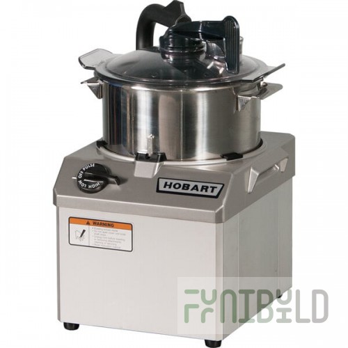 Hobart HCM62-1 2-Speed 6 Qt. Stainless Steel Batch Bowl Food Processor - 240V, 3 Phase, 2 hp