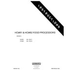 Hobart HCM62-1 2-Speed 6 Qt. Stainless Steel Batch Bowl Food Processor - 240V, 3 Phase, 2 hp Hobart HCM62-1 2-Speed 6 Qt. Stainless Steel Batch Bowl Food Processor - 240V, 3 Phase, 2 hp