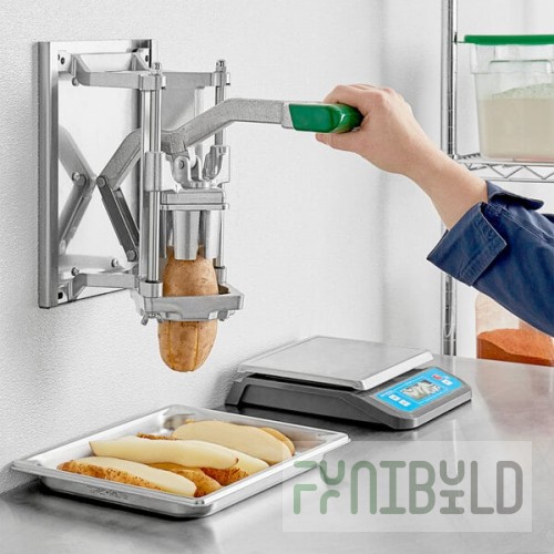 Garde FCWDG6WM Heavy-Duty 6-Wedge Potato / Fry Cutter with Wall Mount Bracket