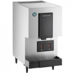 Hoshizaki DCM-300BAK-OS Opti-Serve Air-Cooled Countertop Ice Maker and Water Dispenser - 40 lb.