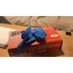 Noble Powder-Free Disposable Blue Exam Grade Nitrile 4.5 Mil Thick Textured Gloves - Large - 1,000/Case Noble Powder-Free Disposable Blue Exam Grade Nitrile 4.5 Mil Thick Textured Gloves - Large - 1,000/Case