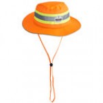 Ergodyne 23260 GloWear 8935 Lime Hi-Vis Ranger Sun Hat - L/XL Ergodyne 23260 GloWear 8935 Lime Hi-Vis Ranger Sun Hat - L/XL