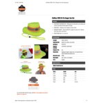 Ergodyne 23260 GloWear 8935 Lime Hi-Vis Ranger Sun Hat - L/XL Ergodyne 23260 GloWear 8935 Lime Hi-Vis Ranger Sun Hat - L/XL