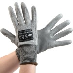 Cordova Monarch Gray Engineered Fiber Cut Resistant Gloves with Gray Polyurethane Palm Coating - Extra Large