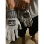 Cordova Monarch Gray Engineered Fiber Cut Resistant Gloves with Gray Polyurethane Palm Coating - Extra Large