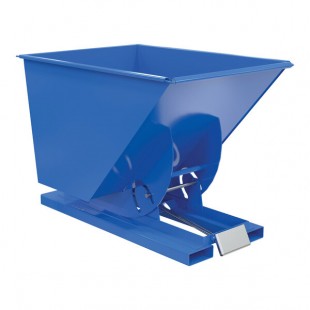 Vestil 1 Cubic Yard Medium-Duty Self-Dumping Steel Forklift Hopper D-100-MD - 4,000 lb. Capacity Vestil 1 Cubic Yard Medium-Duty Self-Dumping Steel Forklift Hopper D-100-MD - 4,000 lb. Capacity