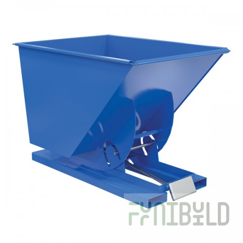 Vestil 1 Cubic Yard Medium-Duty Self-Dumping Steel Forklift Hopper D-100-MD - 4,000 lb. Capacity
