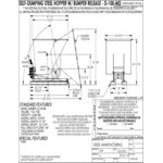 Vestil 1 Cubic Yard Medium-Duty Self-Dumping Steel Forklift Hopper D-100-MD - 4,000 lb. Capacity Vestil 1 Cubic Yard Medium-Duty Self-Dumping Steel Forklift Hopper D-100-MD - 4,000 lb. Capacity