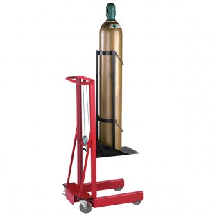 Wesco Industrial Products 300 lb. 4 Wheel Winch Cylinder Pedalift with 12