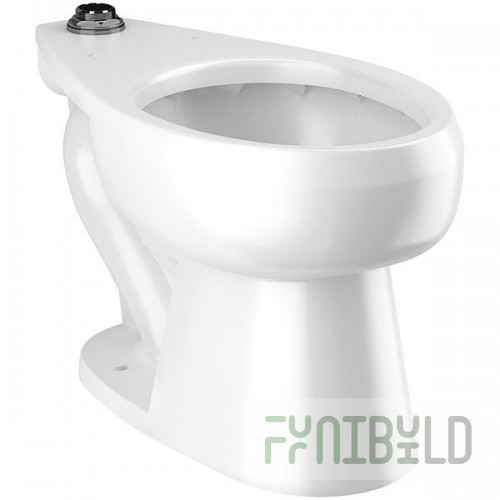 Sloan 2172009 Standard Elongated Floor-Mounted Toilet with SloanTec Glaze - 1.1 to 1.6 GPF