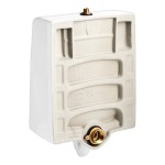 American Standard Washbrook FloWise 6590001EC.020 Vitreous China Washout Universal Urinal with EverClean and Top Spud Inlet - 0.125 to 1.0 GPF