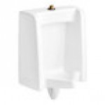 American Standard Washbrook FloWise 6590001EC.020 Vitreous China Washout Universal Urinal with EverClean and Top Spud Inlet - 0.125 to 1.0 GPF