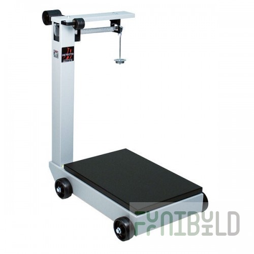 Cardinal Detecto 854F100P 1000 lb. Portable Mechanical Floor Scale, Legal for Trade