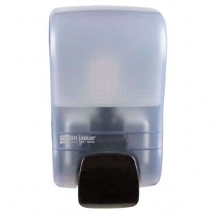 San Jamar S900TBL Rely Arctic Blue Manual Soap, Sanitizer, and Lotion Dispenser - 5 San Jamar S900TBL Rely Arctic Blue Manual Soap, Sanitizer, and Lotion Dispenser - 5