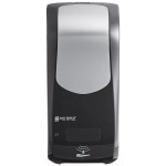 San Jamar SHF970BKSS Summit Rely Black Hybrid Automatic Foam Hand Soap and Sanitizer Dispenser - 5 1/2 San Jamar SHF970BKSS Summit Rely Black Hybrid Automatic Foam Hand Soap and Sanitizer Dispenser - 5 1/2