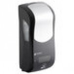 San Jamar SHF970BKSS Summit Rely Black Hybrid Automatic Foam Hand Soap and Sanitizer Dispenser - 5 1/2 San Jamar SHF970BKSS Summit Rely Black Hybrid Automatic Foam Hand Soap and Sanitizer Dispenser - 5 1/2