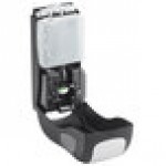 San Jamar SHF970BKSS Summit Rely Black Hybrid Automatic Foam Hand Soap and Sanitizer Dispenser - 5 1/2 San Jamar SHF970BKSS Summit Rely Black Hybrid Automatic Foam Hand Soap and Sanitizer Dispenser - 5 1/2