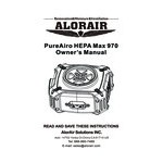 AlorAir PureAiro HEPA Max 970 3 Stage Filtration Industrial Air Scrubber - 115V AlorAir PureAiro HEPA Max 970 3 Stage Filtration Industrial Air Scrubber - 115V
