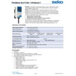 Seko ProMax PXB1F30U0000 1-Product Wall-Mount Venturi Chemical Dilution System with Button Activation and Flex Gap Backflow Prevention - 8 GPM Seko ProMax PXB1F30U0000 1-Product Wall-Mount Venturi Chemical Dilution System with Button Activation and Flex Gap Backflow Prevention - 8 GPM