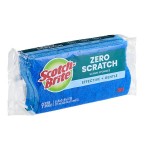 3M Scotch-BriteTM 7100282772 Zero Scratch Scrub Sponge - 9/Pack