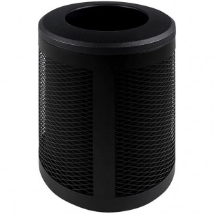 Busch Systems Toronto 101490 45 Gallon Powder-Coated Steel Decorative Trash Can Busch Systems Toronto 101490 45 Gallon Powder-Coated Steel Decorative Trash Can