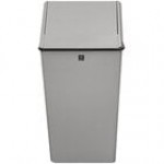 Witt Industries 1311HTSS 13 Gallon Stainless Steel Decorative Trash Can with Swing Top Lid