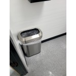 Rubbermaid® Refine 2147581 15 Gallon Stainless Steel Slim Trash Can
