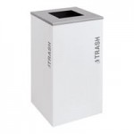 Ex-Cell Kaiser RC-KD36-PL BT-HMG Black Tie Kaleidoscope Hammered Gray Square 36 Gallon Plastic Receptacle Ex-Cell Kaiser RC-KD36-PL BT-HMG Black Tie Kaleidoscope Hammered Gray Square 36 Gallon Plastic Receptacle