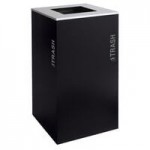 Ex-Cell Kaiser RC-KD36-PL BT-HMG Black Tie Kaleidoscope Hammered Gray Square 36 Gallon Plastic Receptacle Ex-Cell Kaiser RC-KD36-PL BT-HMG Black Tie Kaleidoscope Hammered Gray Square 36 Gallon Plastic Receptacle