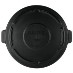 Rubbermaid® FG261960BLA BRUTE 20 Gallon Black Round Trash Can Lid