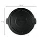 Rubbermaid® FG261960BLA BRUTE 20 Gallon Black Round Trash Can Lid