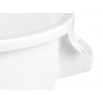 Rubbermaid® FG261000WHT BRUTE 10 Gallon White Round Trash Can