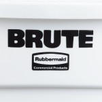 Rubbermaid® FG261000WHT BRUTE 10 Gallon White Round Trash Can