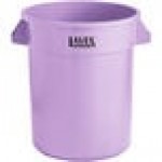 Lavex 20 Gallon Purple Round Commercial Trash Can / Ingredient Bin Lavex 20 Gallon Purple Round Commercial Trash Can / Ingredient Bin