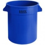 Lavex 20 Gallon Purple Round Commercial Trash Can / Ingredient Bin Lavex 20 Gallon Purple Round Commercial Trash Can / Ingredient Bin