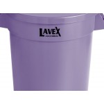 Lavex 20 Gallon Purple Round Commercial Trash Can / Ingredient Bin Lavex 20 Gallon Purple Round Commercial Trash Can / Ingredient Bin