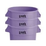 Lavex 20 Gallon Purple Round Commercial Trash Can / Ingredient Bin Lavex 20 Gallon Purple Round Commercial Trash Can / Ingredient Bin
