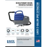 Lavex 1-Stage Cold Water Spot Extractor with 7' Hoses and 4