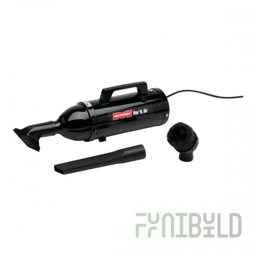 MetroVac VM4B500 Vac N Go Handheld Canister Vacuum Cleaner with Attachment Kit- 500W