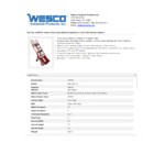 Wesco Industrial Products 1,800 lb. 27 Wesco Industrial Products 1,800 lb. 27