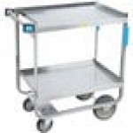 Lakeside 521 Heavy Duty NSF Stainless Steel 2 Shelf Utility Cart - 19 3/8 Lakeside 521 Heavy Duty NSF Stainless Steel 2 Shelf Utility Cart - 19 3/8