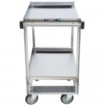 Lakeside 521 Heavy Duty NSF Stainless Steel 2 Shelf Utility Cart - 19 3/8 Lakeside 521 Heavy Duty NSF Stainless Steel 2 Shelf Utility Cart - 19 3/8