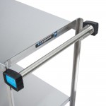 Lakeside 521 Heavy Duty NSF Stainless Steel 2 Shelf Utility Cart - 19 3/8 Lakeside 521 Heavy Duty NSF Stainless Steel 2 Shelf Utility Cart - 19 3/8