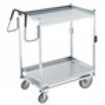 Lakeside 521 Heavy Duty NSF Stainless Steel 2 Shelf Utility Cart - 19 3/8 Lakeside 521 Heavy Duty NSF Stainless Steel 2 Shelf Utility Cart - 19 3/8