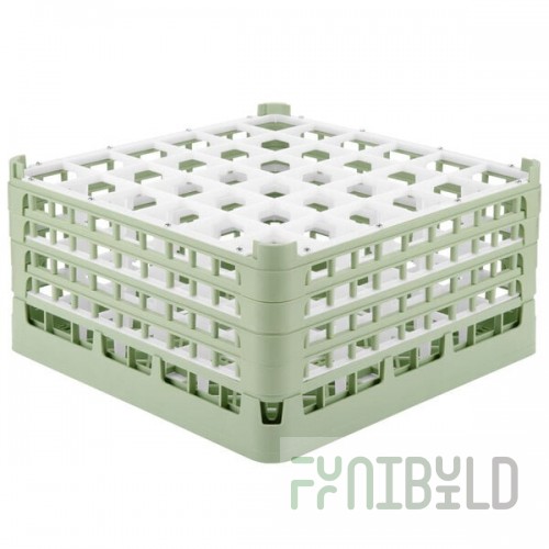 Vollrath 52782 Signature Full-Size Light Green 36-Compartment 9 1/16